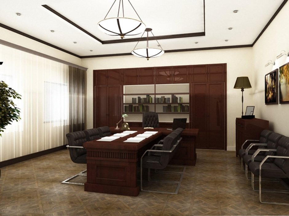 Отделка кабинета руководителя