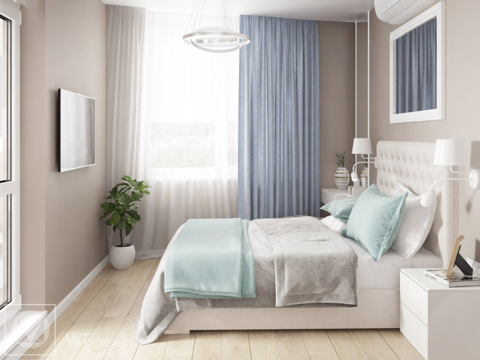 Интерьер в нюдовых тонах