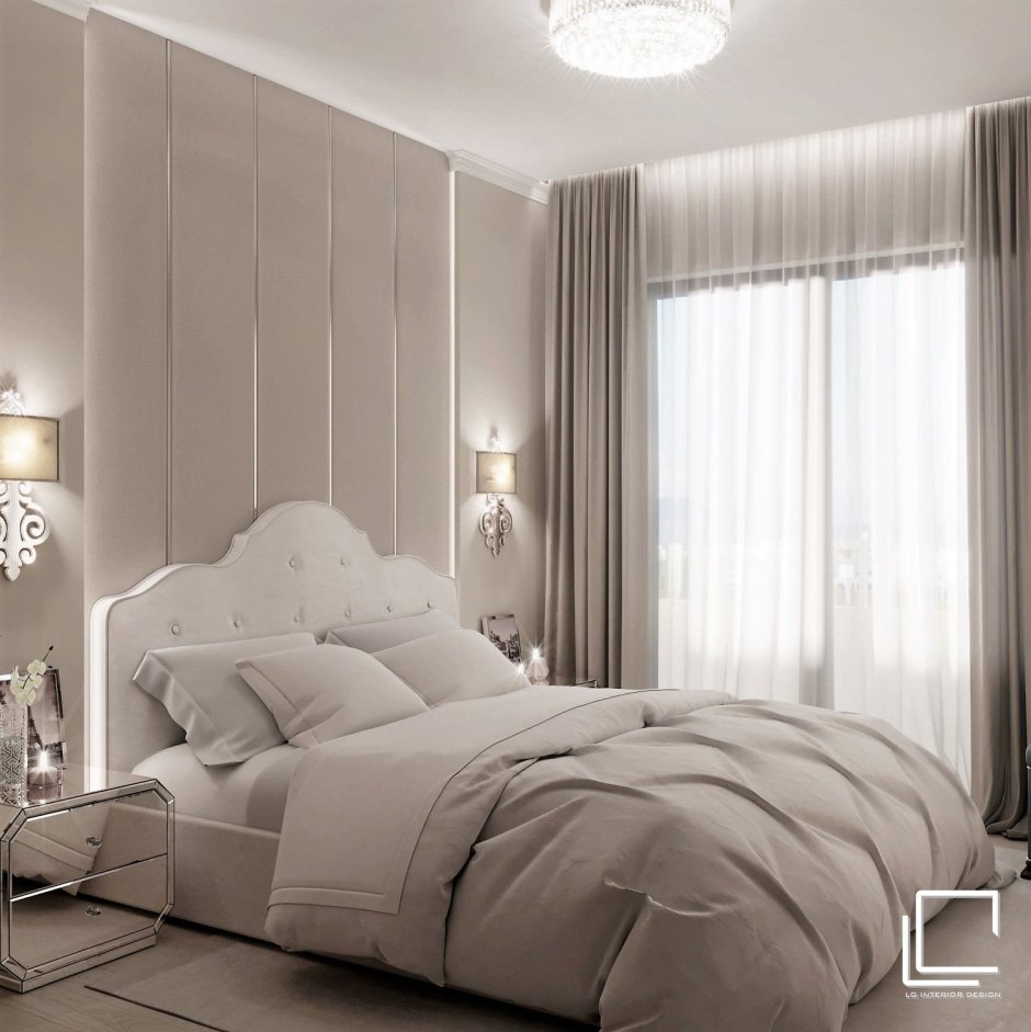 Спальня в постельный ттнах