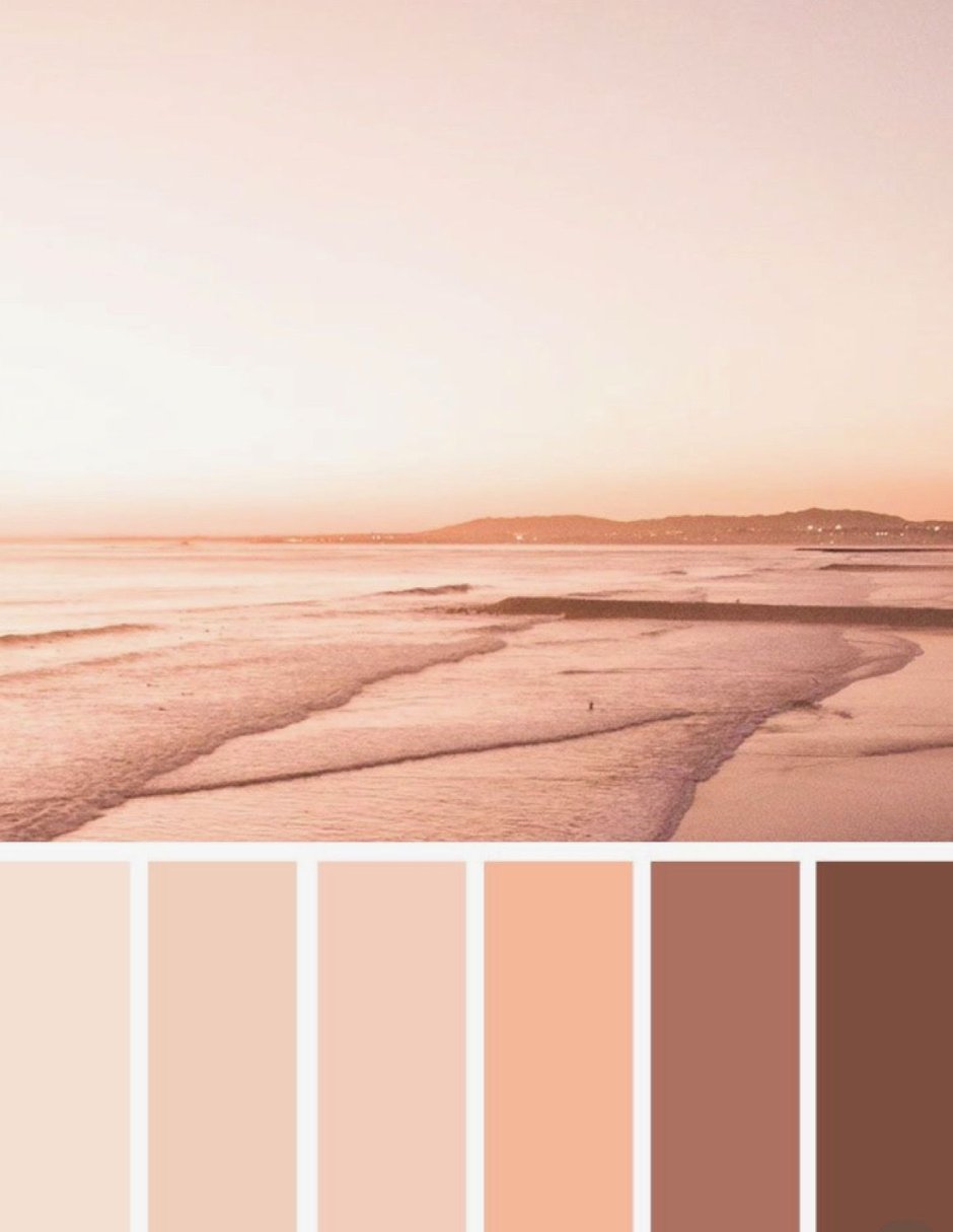 Палитра нюдовых оттенков