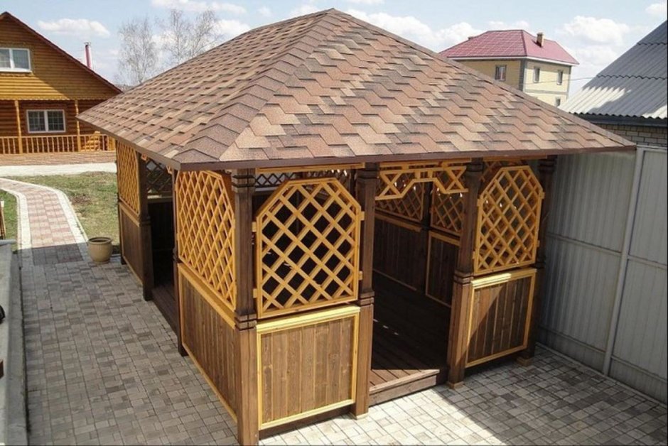 Крыша для беседки