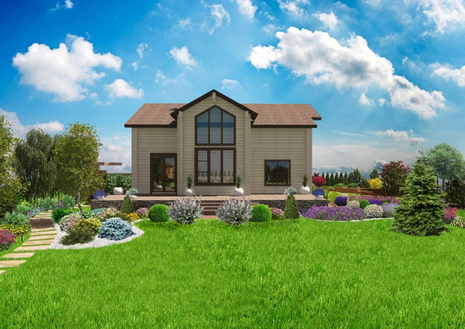 Проект коттеджного участка