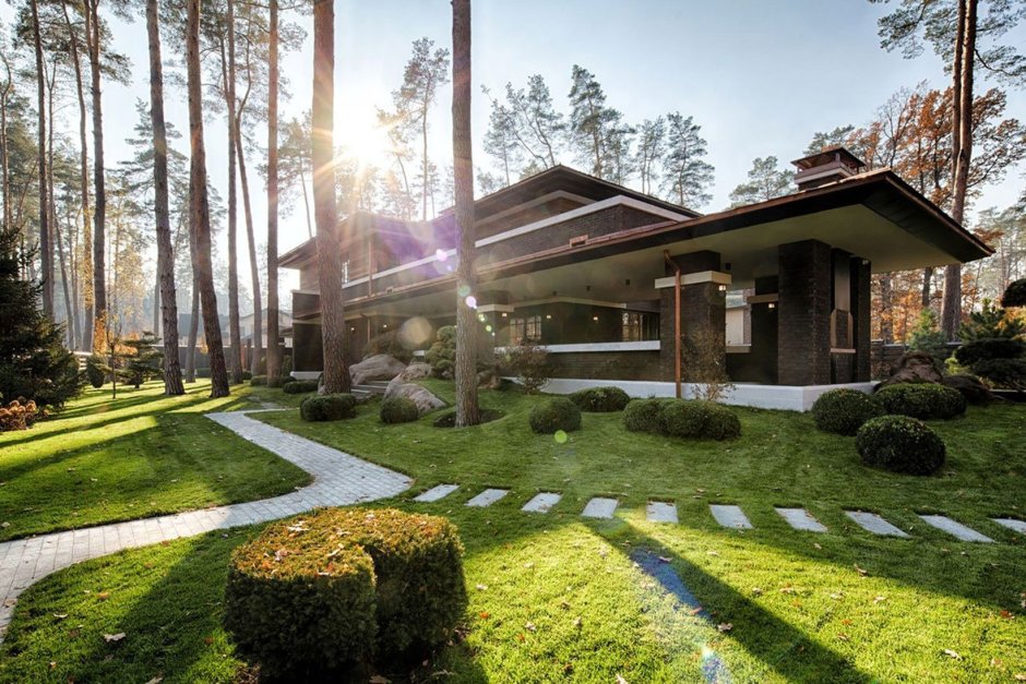 Ландшафт узкого участка