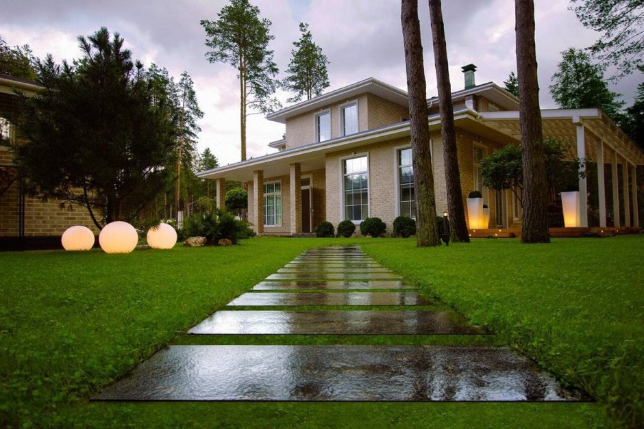 Планировка участка 20 соток с домом