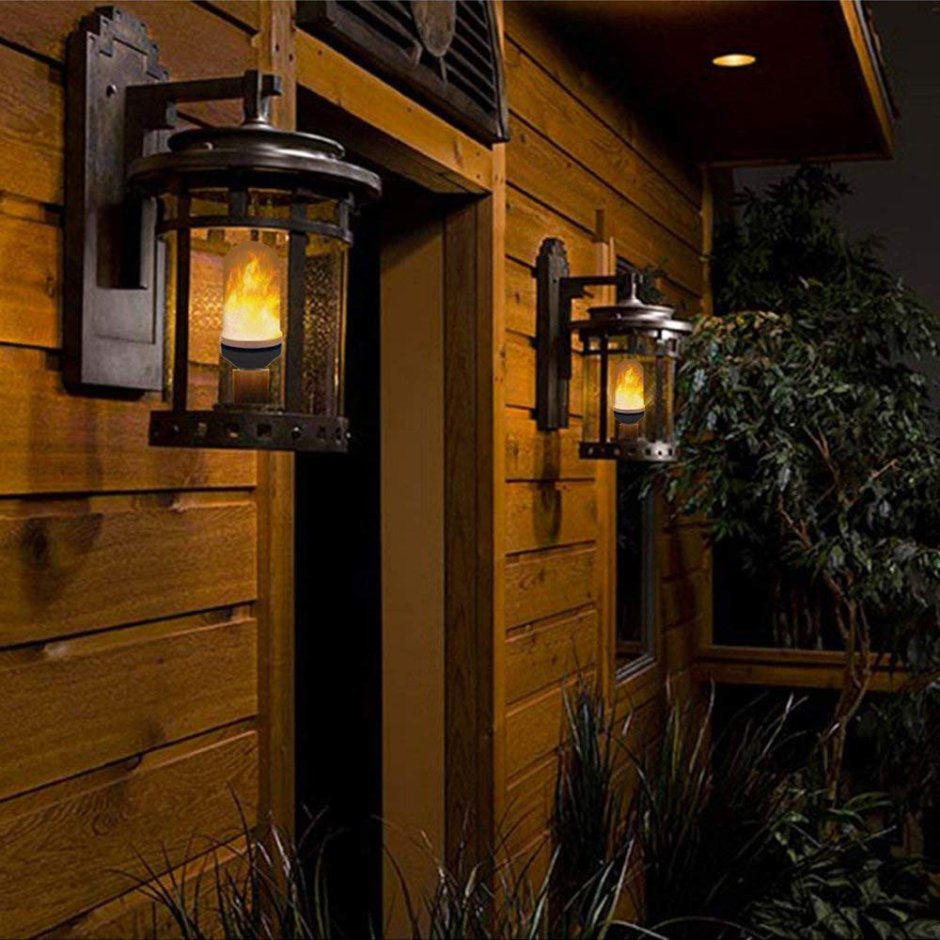 Освещение крыльца Модерн