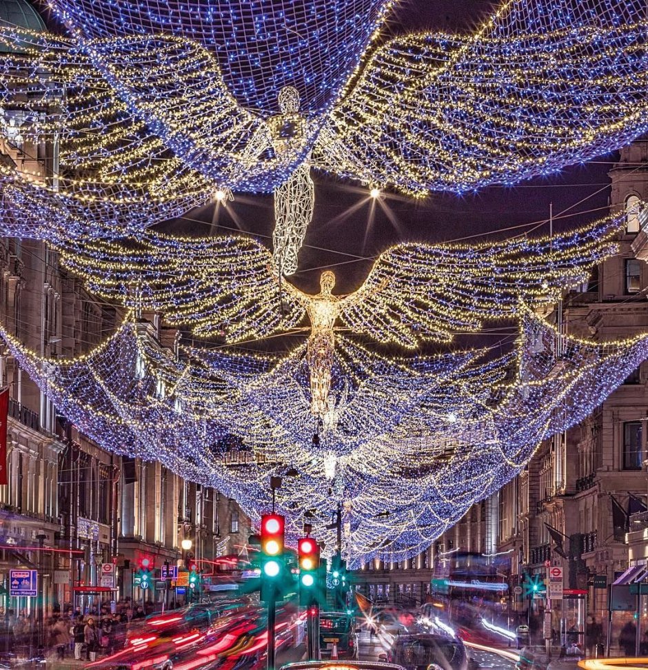 Рождественская иллюминация в Лос Анджелесе