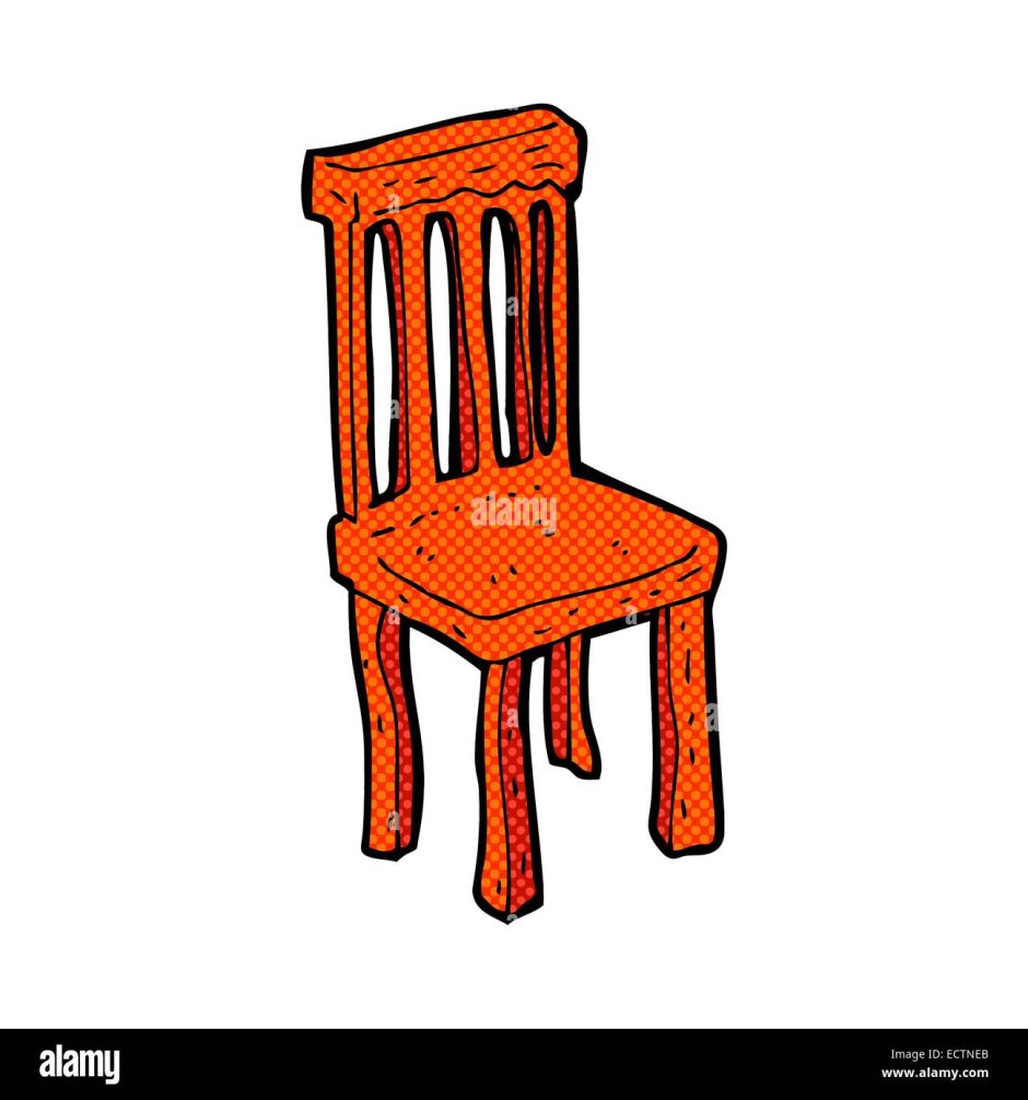 Стул деревянный мультяшный