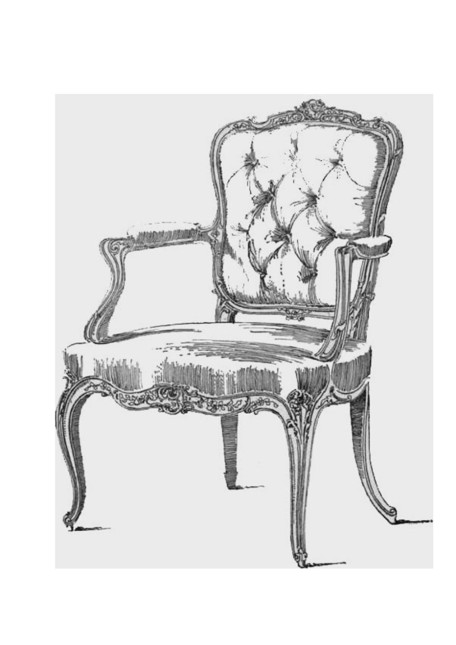 Стул зарисовка