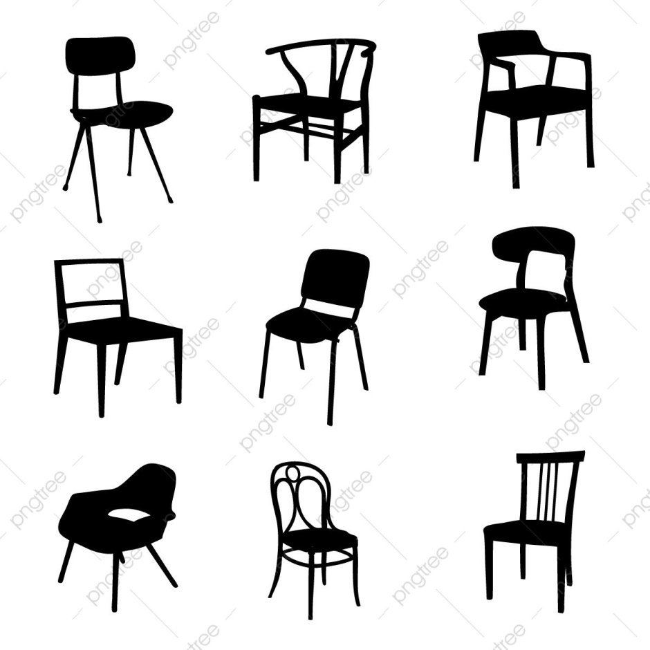 Стул силуэт