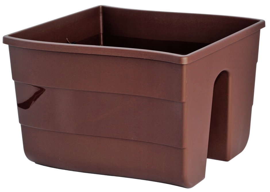 Кашпо на перила балкона