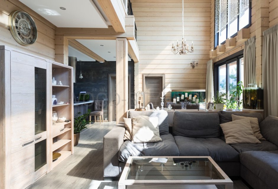 Дом из бруса в скандинавском стиле