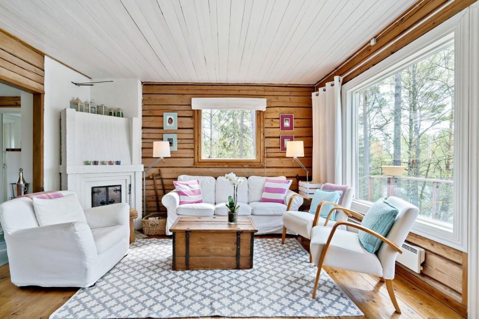 Сруб в скандинавском стиле