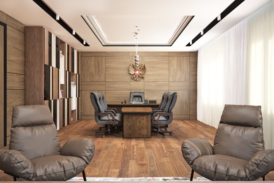Кабинет директора интерьер