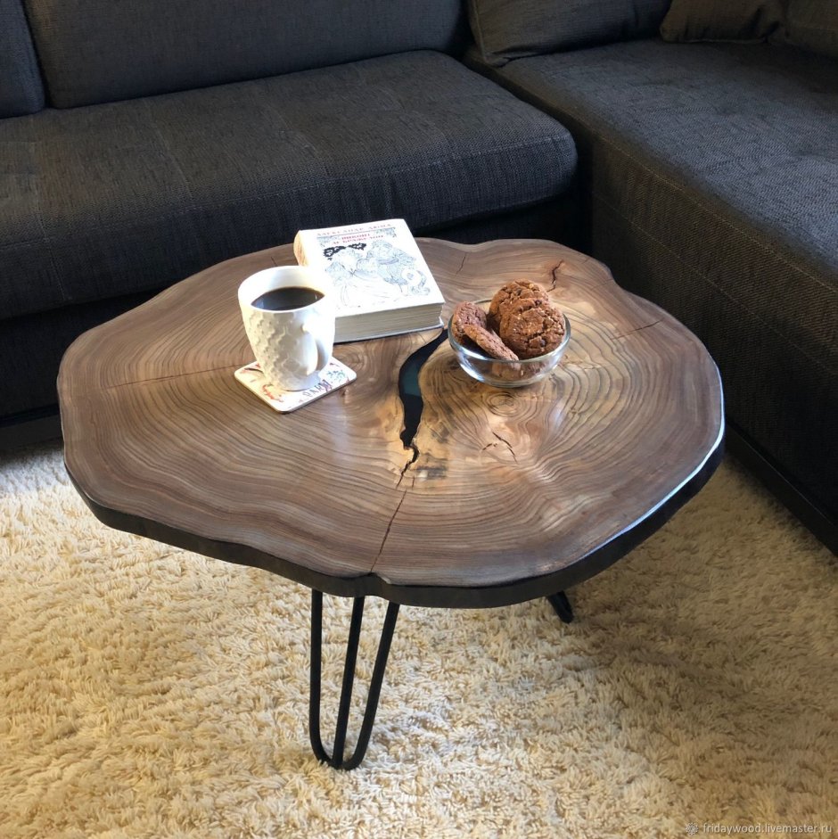 Журнальный столик слэб