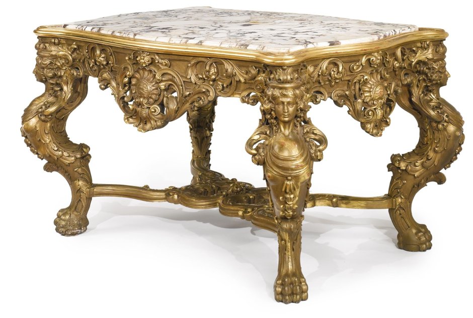 Стол рококо 19 век