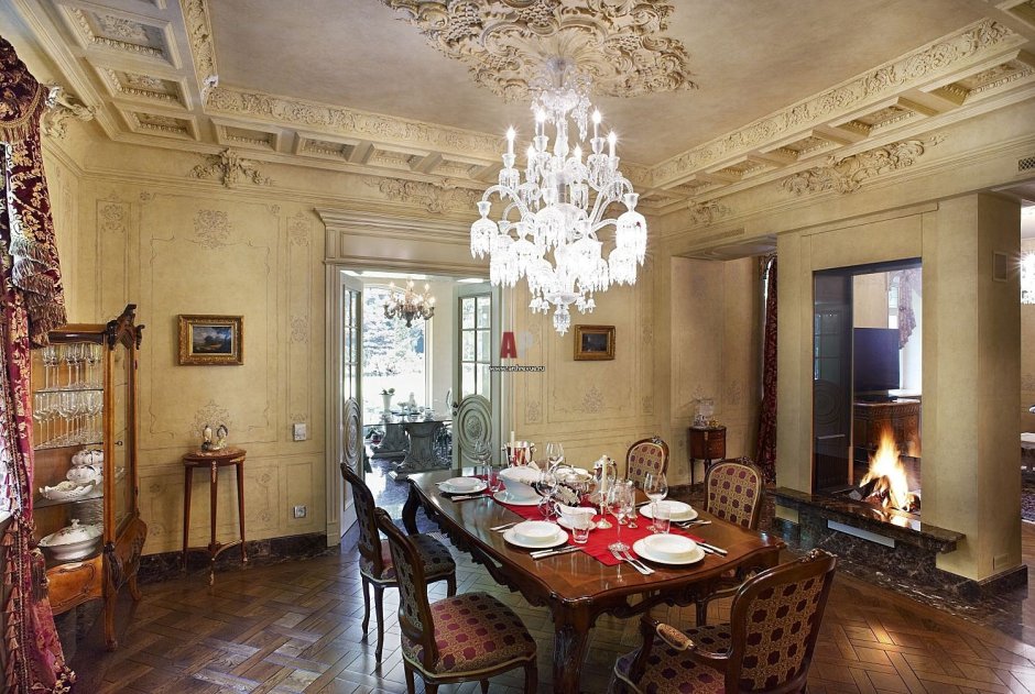 Гостиная викторианской эпохи 19 век