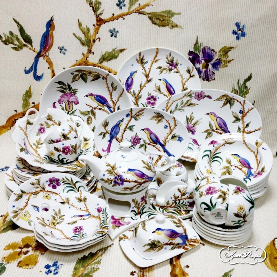 Столовый сервиз Райский сад