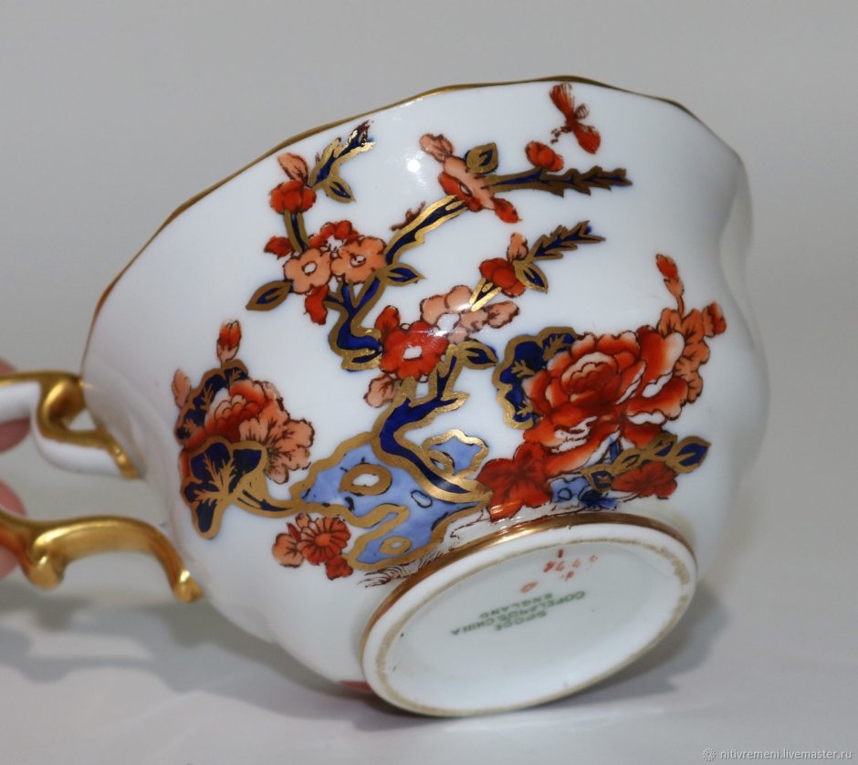 Чайная пара Spode Винтаж