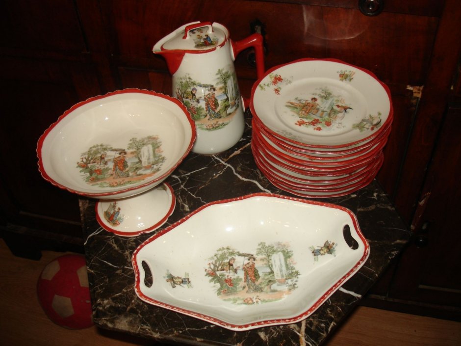 Шинуазри Севрский фарфор