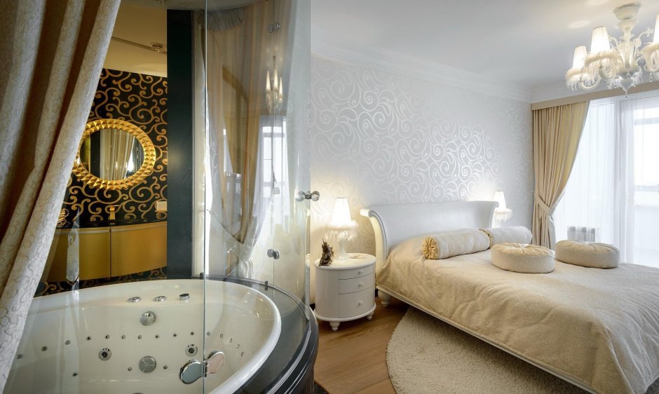 Спальная с ванной