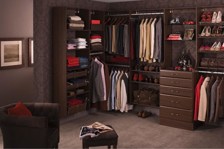 Гардеробная мужская и женская