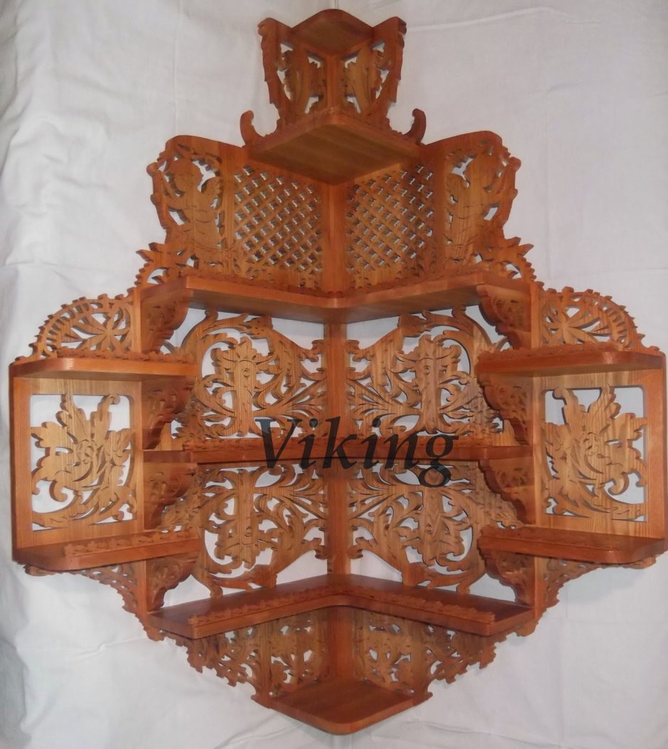 Резная ажурная полка