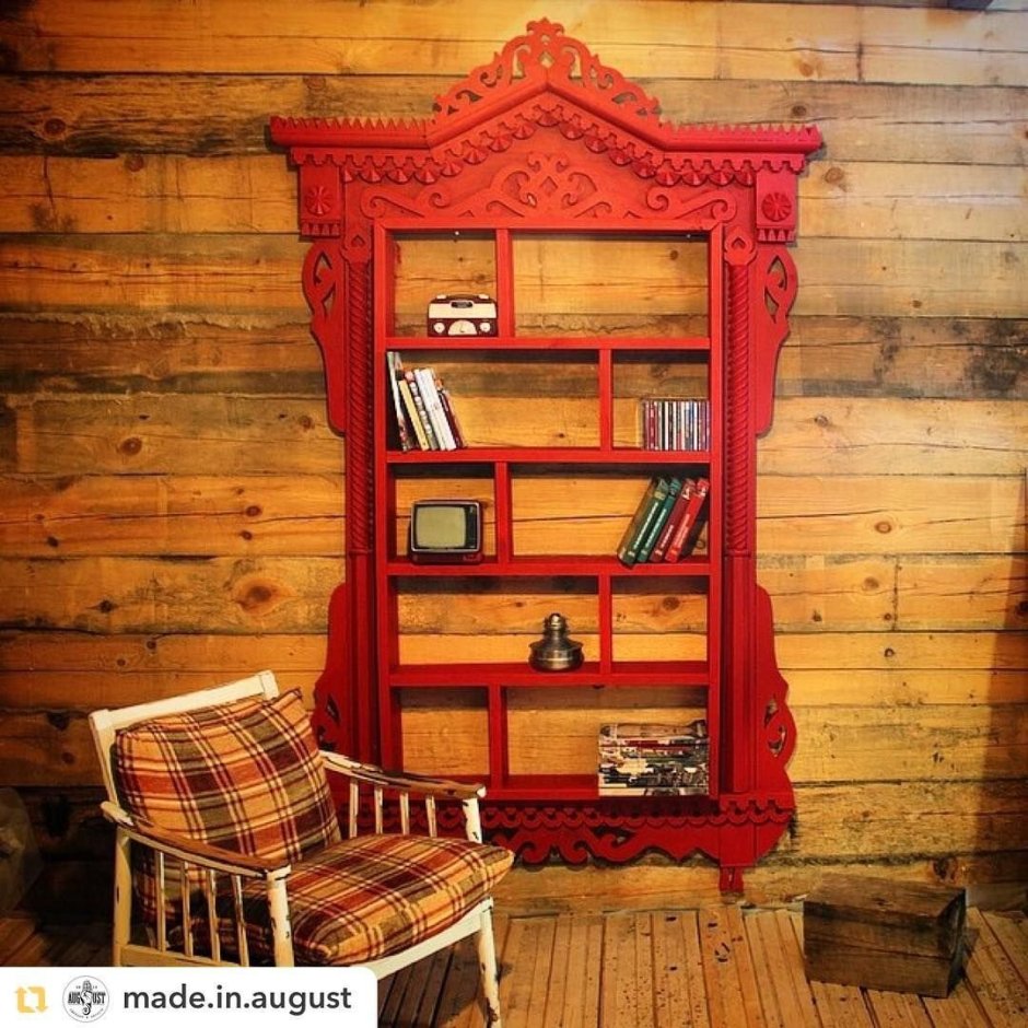 Орнамент для деревянной полки