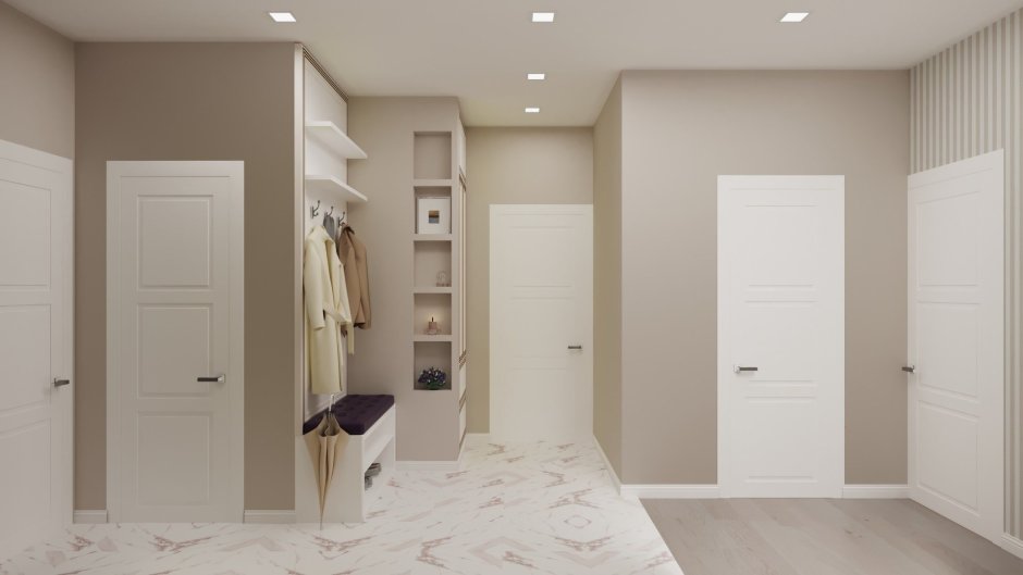 Белые двери в интерьере