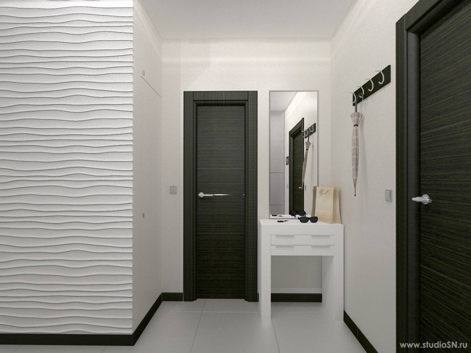 Серая прихожая