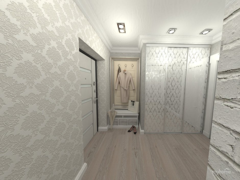 Светло серые стены