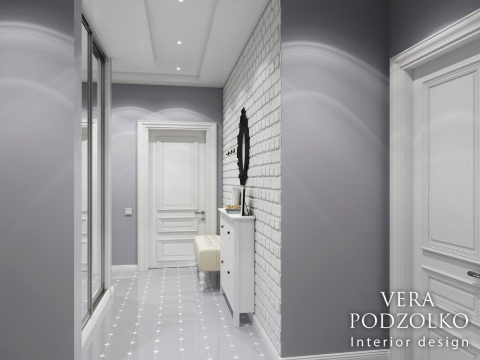 Серая прихожая