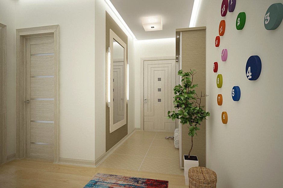 Серые двери в интерьере