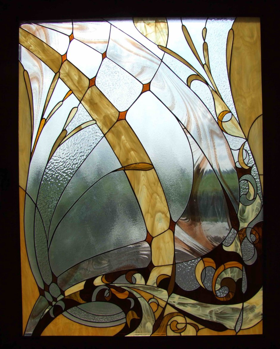 Витраж Тиффани Харон