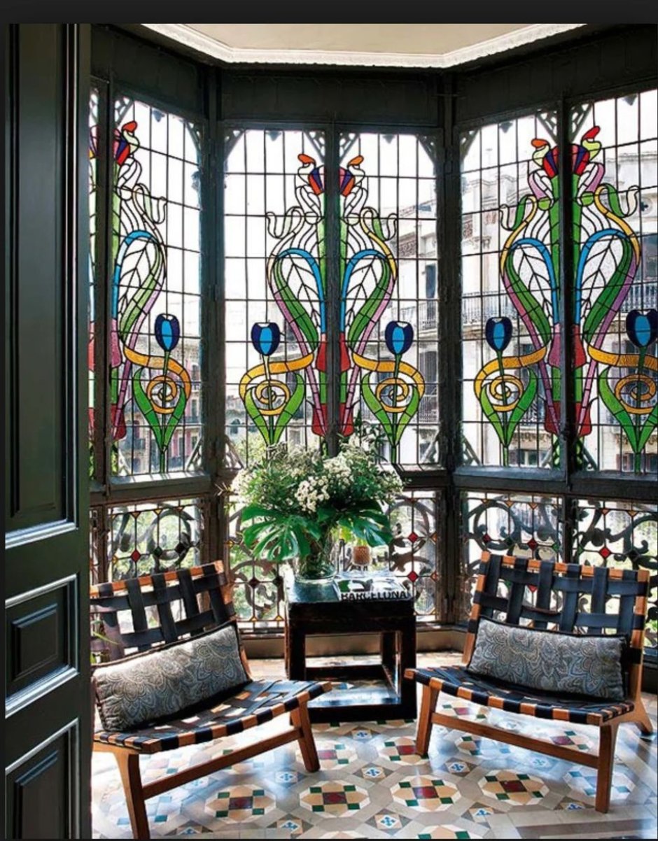 Французский интерьер ар нуво