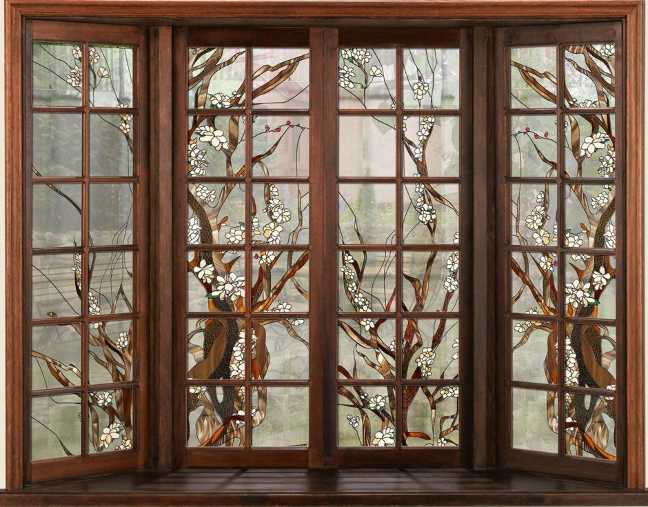 Витражные пластиковые окна