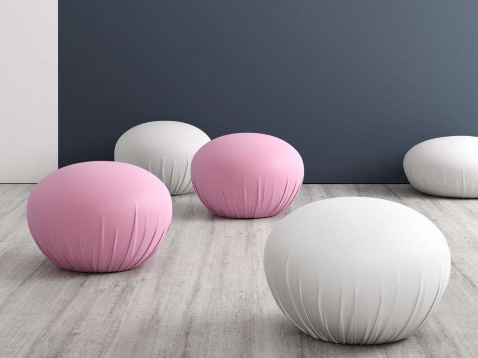 Пуфик мешок в интерьере