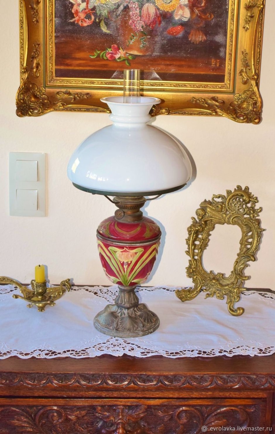 Винтажная настольная лампа