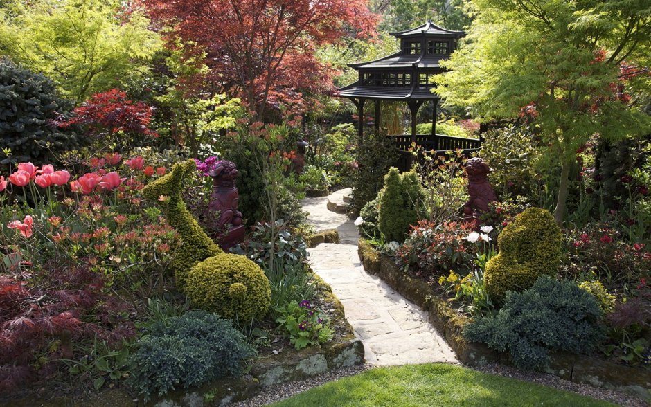 Дендра парк японский сад