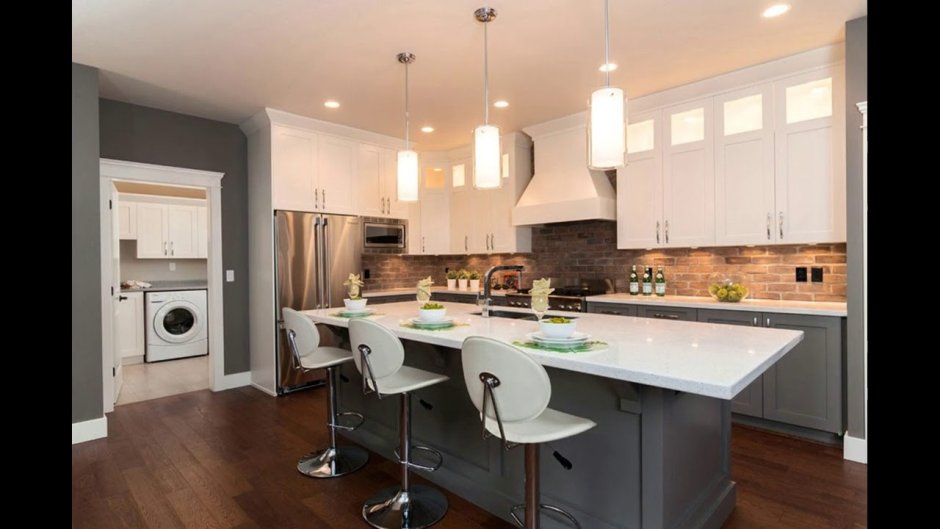 Кухня в серых тонах