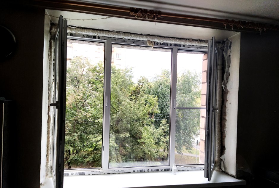 Откосы из зеркала на окна