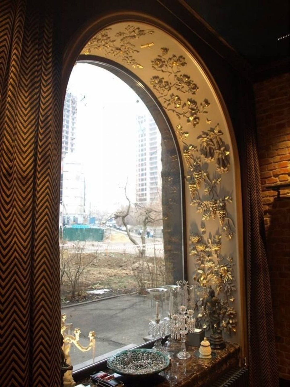 Отделка арочного откоса