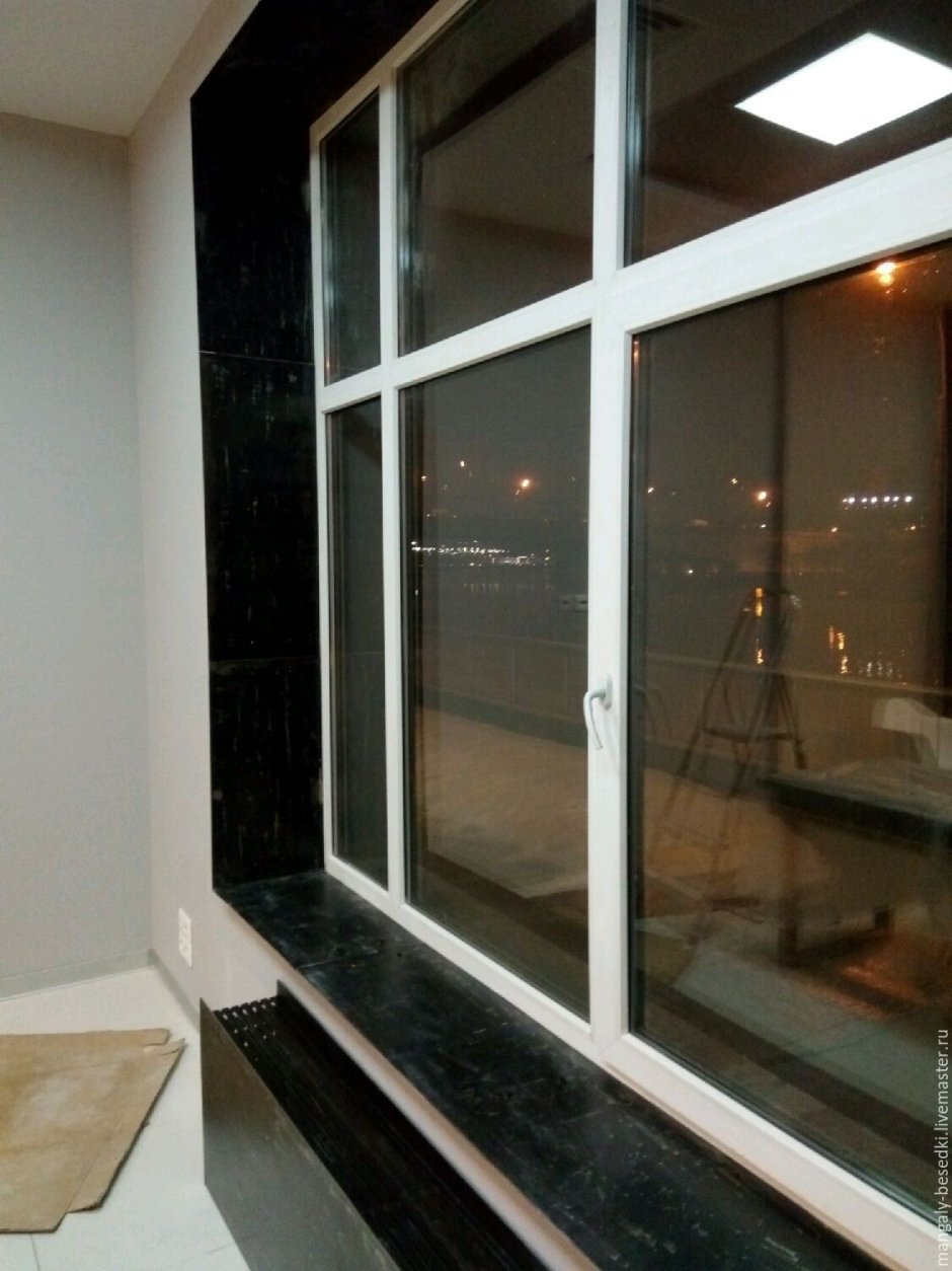 Отделка откосов мозаикой