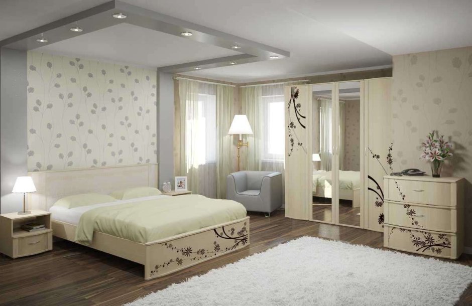 Мебель в спальню светлая