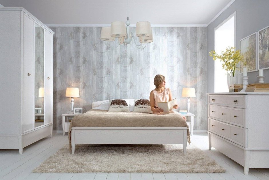 Спальня в бежевом стиле