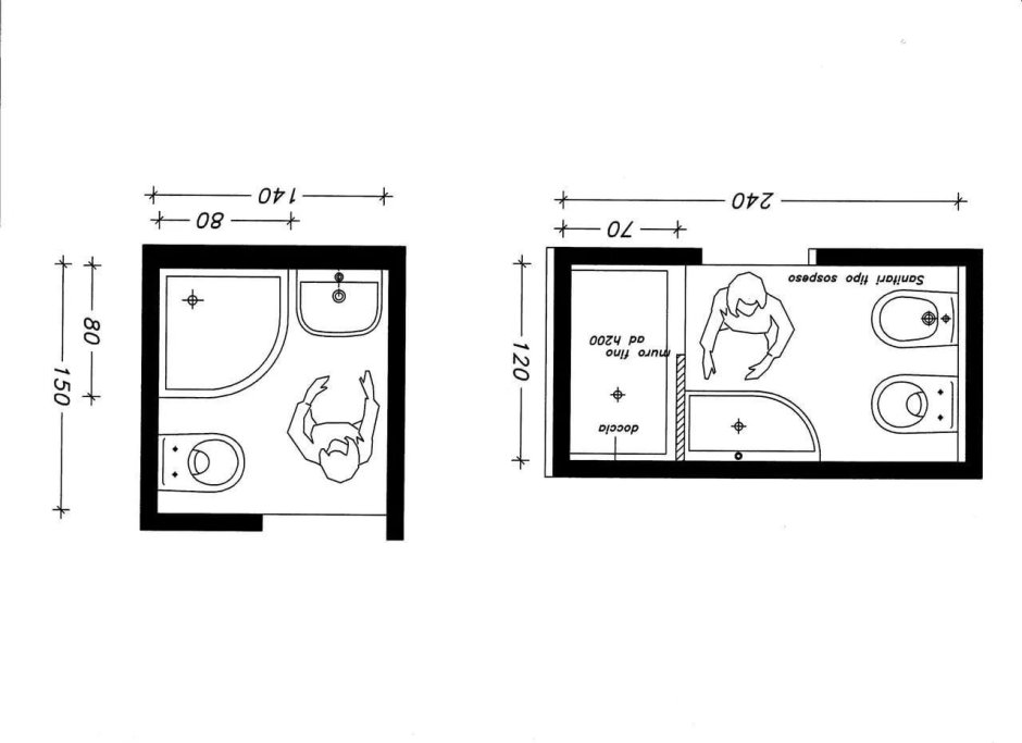 Санузел 3м2 планировка с душевой