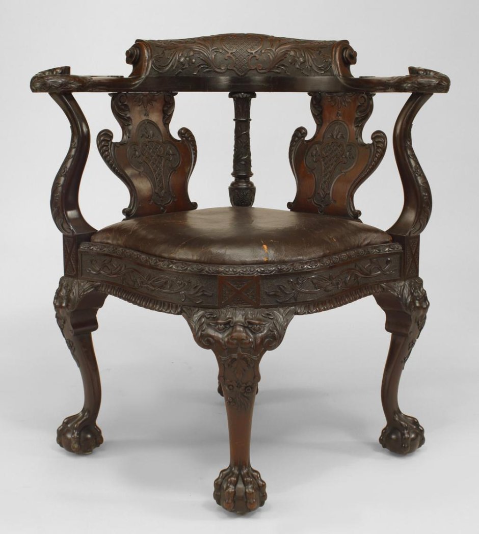 Кресло 19 века Чиппендейл