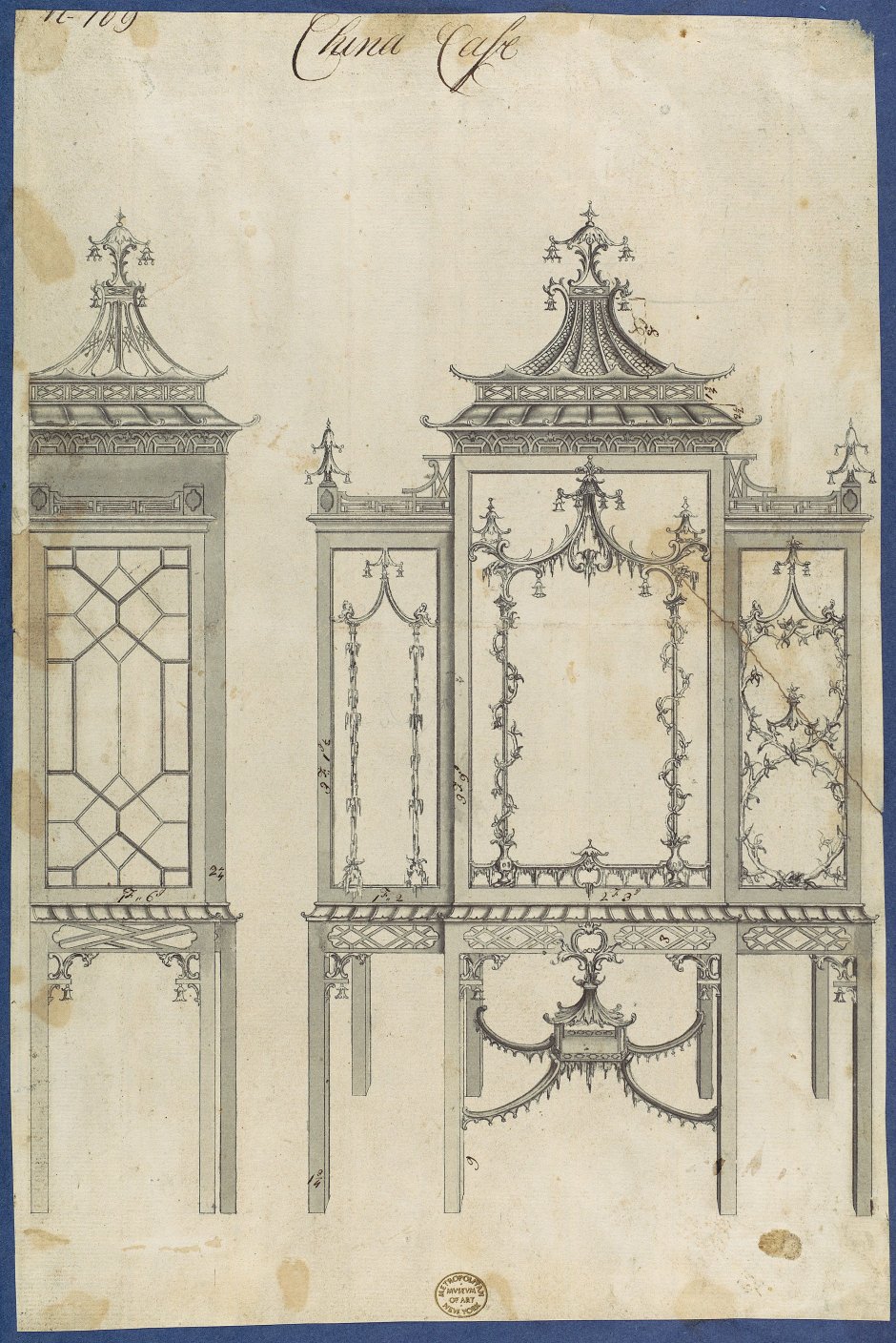 Томас Чиппендейл эскизы мебели
