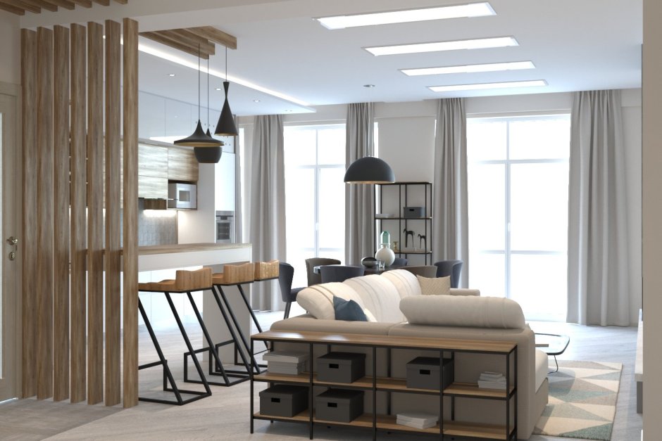 Интерьер квартиры студии