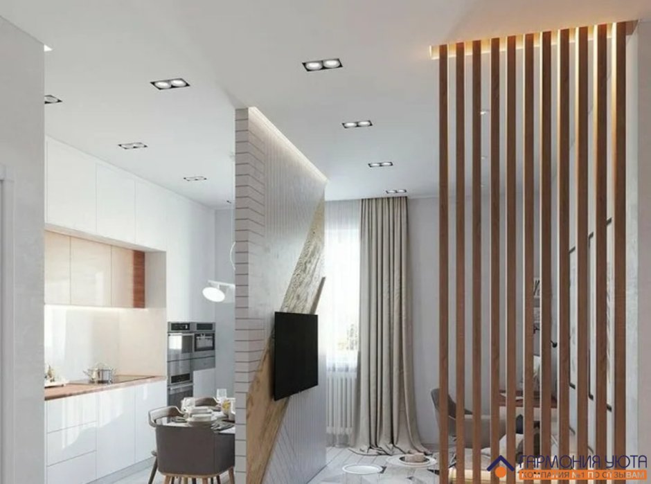 Перегородка на кухне