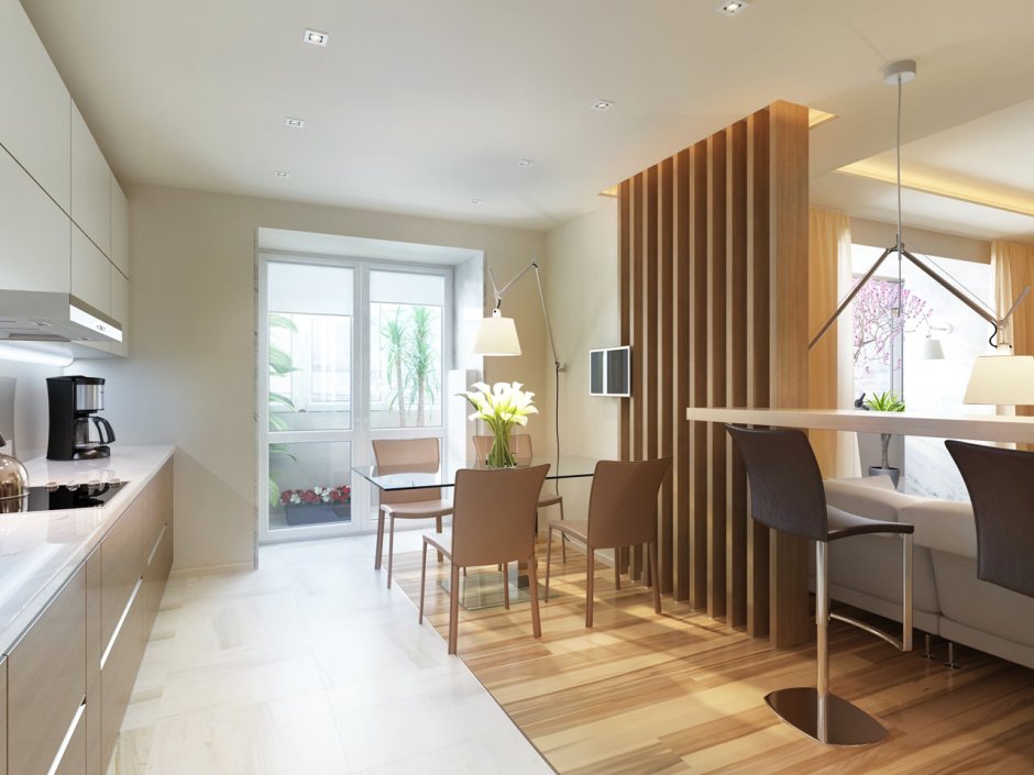 Гостиная в стиле Минимализм 30кв м